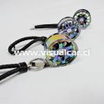 Llavero de Llanta Tornasol con correa de nudo - Varios modelos