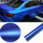 Vinilo Mate Cromado Azul