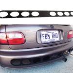 Difusor largo universal para parochoque trasero