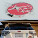 Emblema Subaru Impreza 2012 al 2015 - Color rosado -  10,3 x 5,2 cm - Calidad OEM