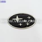 Emblema Subaru Negro - 7,5 x 4,5 cm