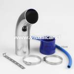 Admisión / inducción corta de aire de Aluminio de 3"