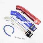 Admisión / inducción larga de aire de Aluminio de 3"