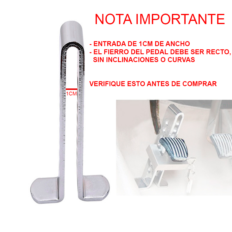 Candado de pedal anti-robo - Seguro para pedal - Imagen 3