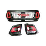 Máscara frontal / parrilla + tapa neblineros para TOYOTA HILUX ROCCO - 2018 - actual