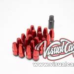 Tuercas Vossen punta conica con llave de seguridad - Hilo 12x1,5 - Varios colores