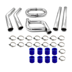 Kit Tuberias / Cañerias Aluminio en 2.5″ UNIVERSAL intercooler